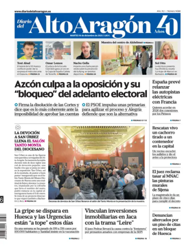 Cover of Diario del Alto Aragón