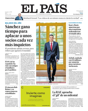 Cover of El País (País Vasco)