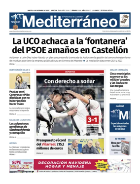 Cover of El Periódico Mediterráneo
