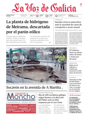 Cover of La Voz de Galicia (Arousa)