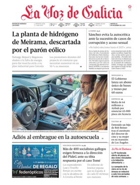 Cover of La Voz de Galicia (Barbanza)