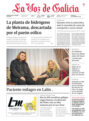 Cover of La Voz de Galicia (Deza)