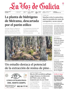 Cover of La Voz de Galicia (Monforte)