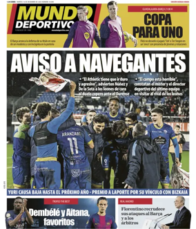 Cover of Mundo Deportivo (Bizkaia-Araba)