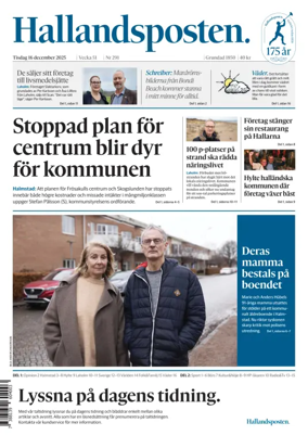Cover of Hallandsposten