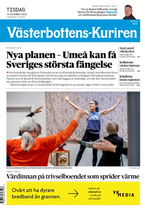 Cover of Västerbottens-Kuriren