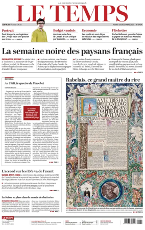 Cover of Le Temps
