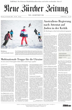 Cover of Neue Zürcher Zeitung