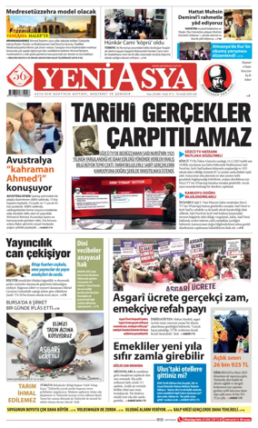 Cover of Yeni Asya