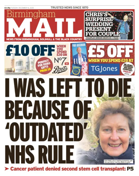 Cover of Birmingham Mail