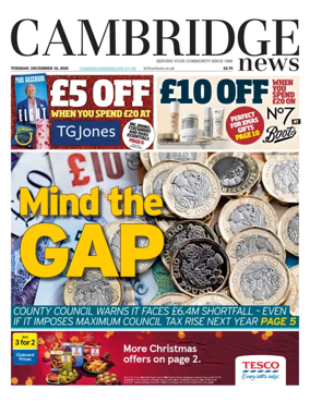 Cover of Cambridge News