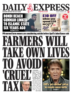 Cover of Daily Express