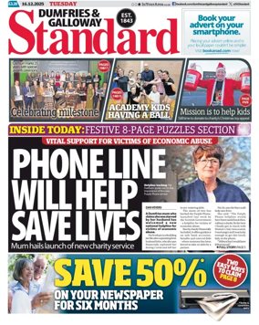 Cover of Dumfries & Galloway Standard