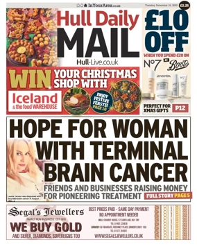 Cover of Hull Daily Mail
