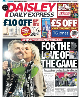 Cover of Paisley Daily Express