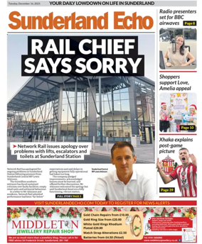 Cover of Sunderland Echo