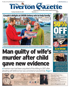 Cover of The Tiverton Gazette