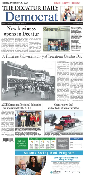 Cover of The Decatur Daily Democrat
