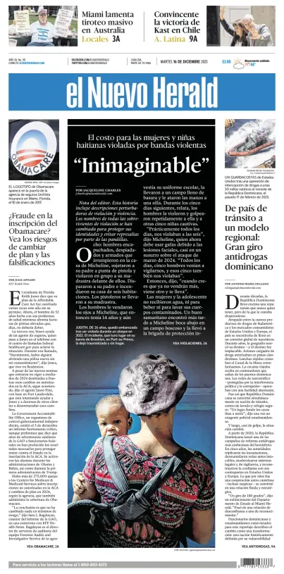 Cover of El Nuevo Herald