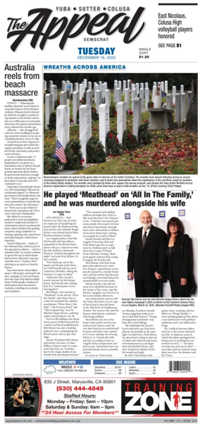 Cover of Marysville Appeal-Democrat    