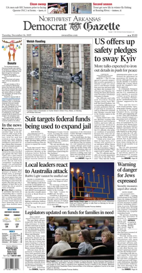 Cover of Northwest Arkansas Democrat-Gazette