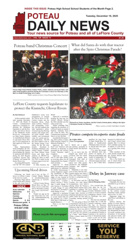 Cover of Poteau Daily News