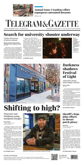 Cover of Telegram & Gazette