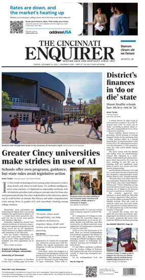 Cover of The Cincinnati Enquirer