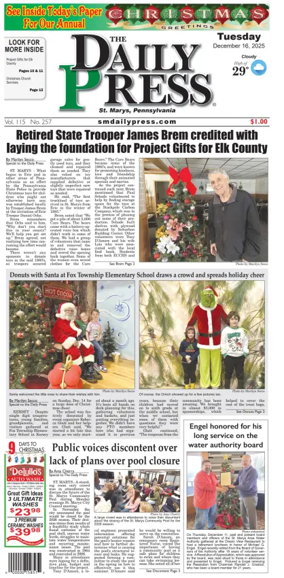 Cover of The Daily Press