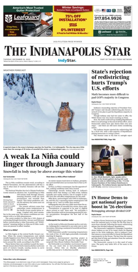 Cover of The Indianapolis Star