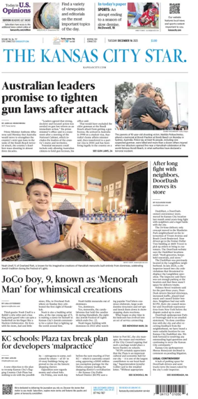 Cover of The Kansas City Star