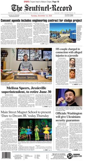 Cover of The Sentinel-Record