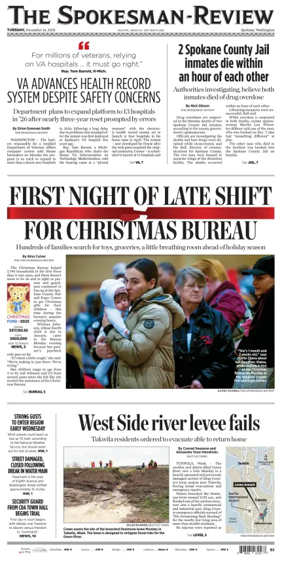 Cover of The Spokesman-Review (Spokane)