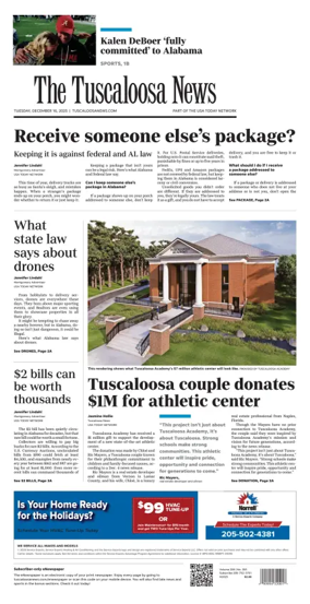 Cover of The Tuscaloosa News