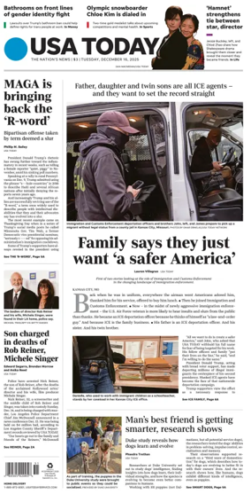Cover of USA TODAY US Edition