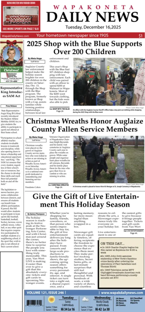 Cover of Wapakoneta Daily News