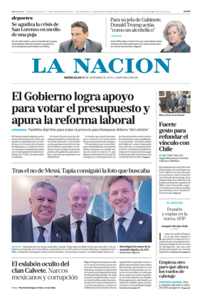 Cover of La Nacion