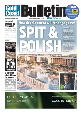 Cover of The Gold Coast Bulletin