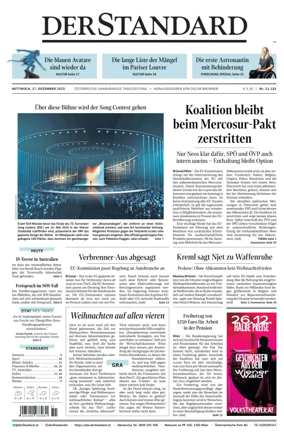 Cover of Der Standard
