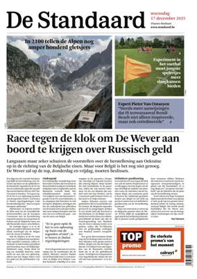 Cover of De Standaard