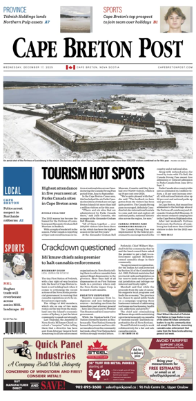Cover of Cape Breton Post