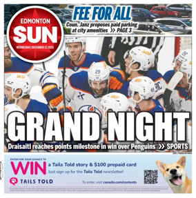 Cover of Edmonton Sun