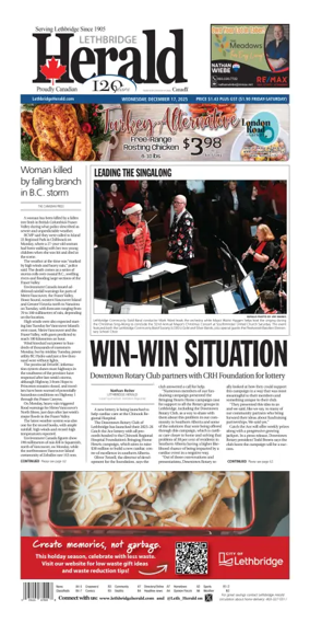 Cover of Lethbridge Herald