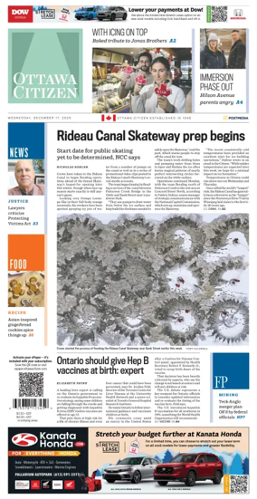 Cover of Ottawa Citizen