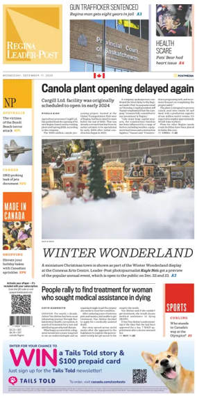 Cover of Regina Leader-Post
