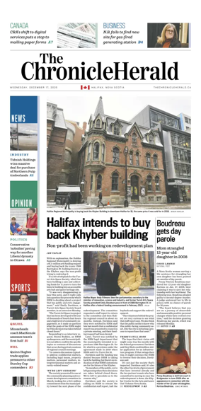 Cover of The Chronicle Herald (Metro)