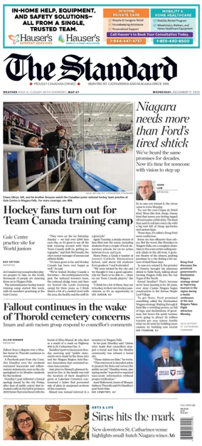 Cover of The Standard (St. Catharines)