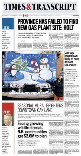 Cover of Times & Transcript