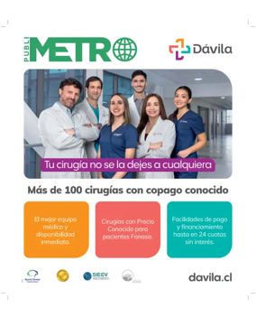 Cover of Publimetro Chile