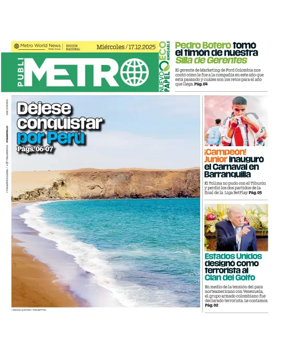 Cover of Publimetro Colombia